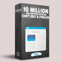 10 Million Pre Written Articles